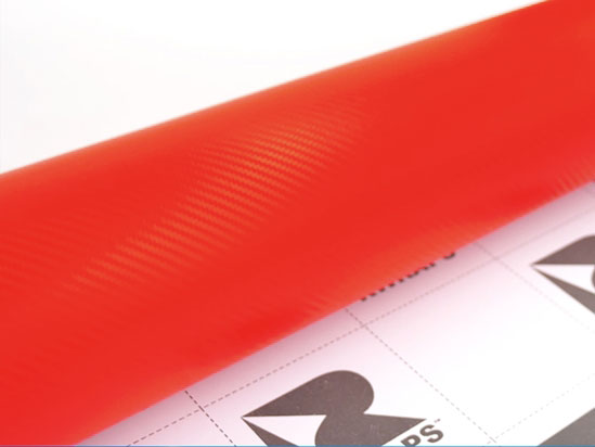 Rwraps 3D Carbon Fiber Red Vinyl
