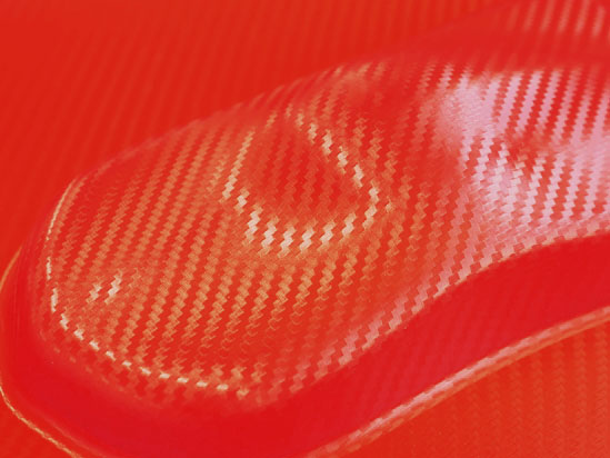 Rwraps™ Orange 3D Carbon Fiber Vinyl Wrap