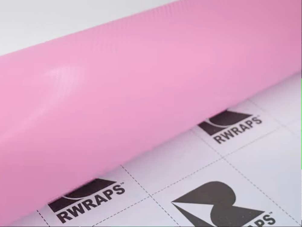 4D Pink Carbon Fiber Vinyl 
