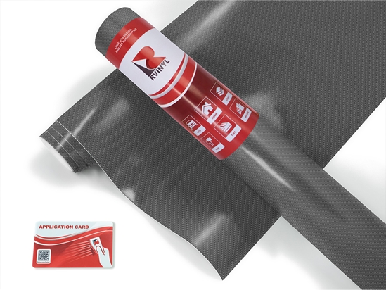 Rwraps 4D Carbon Fiber Gray Van Wrap Color Film