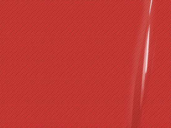 Rwraps 5D Carbon Fiber Epoxy Red French Door Refrigerator Wrap Color Swatch