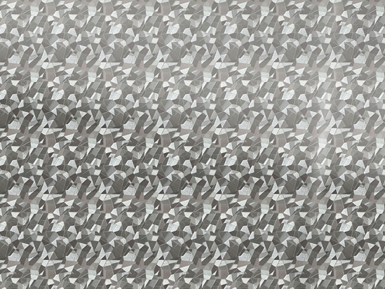 Rwraps Camouflage 3D Fractal Silver Bicycle Wrap Color Swatch