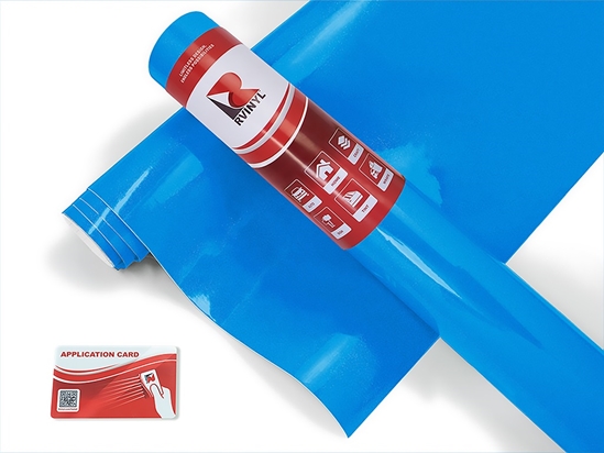 Rwraps Gloss Metallic Blue Jet Ski Wrap Color Film