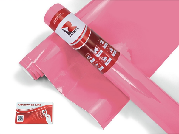 Rwraps Gloss Pink Van Wrap Color Film