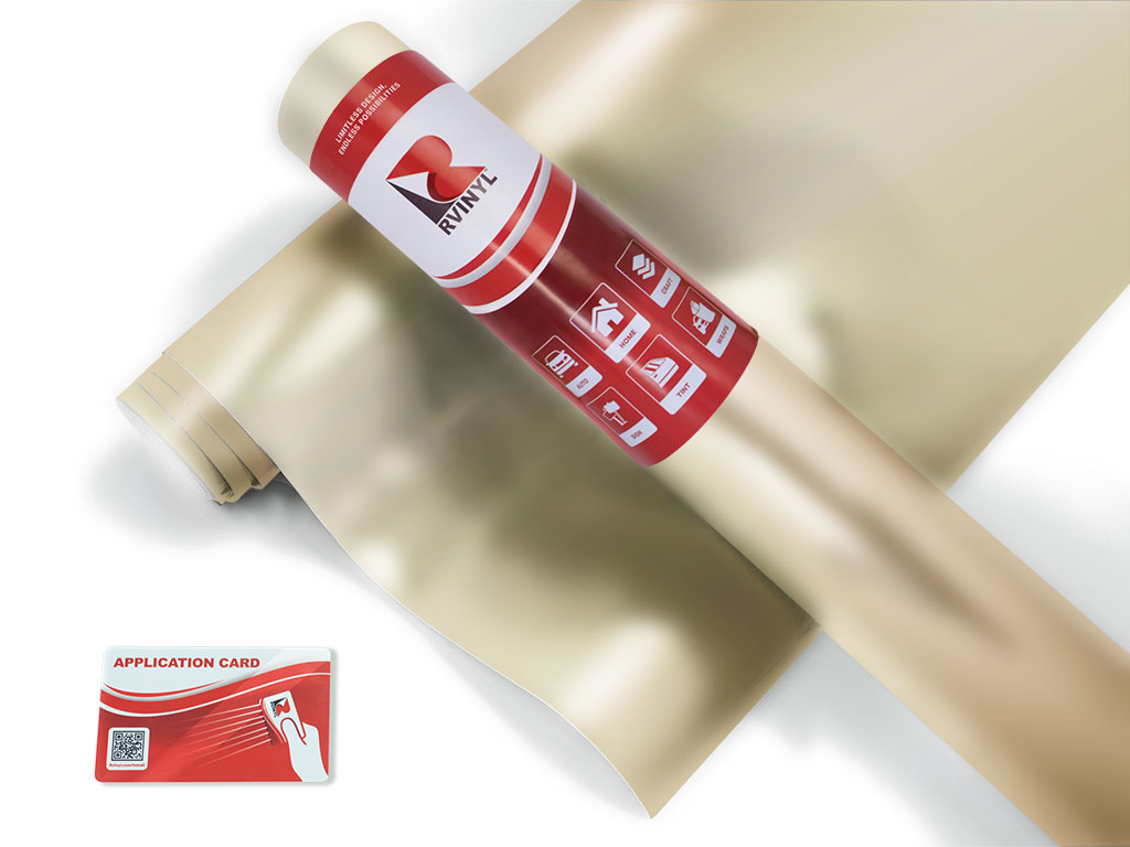 Rwraps Matte Chrome Champagne Jet Ski Wrap Color Film
