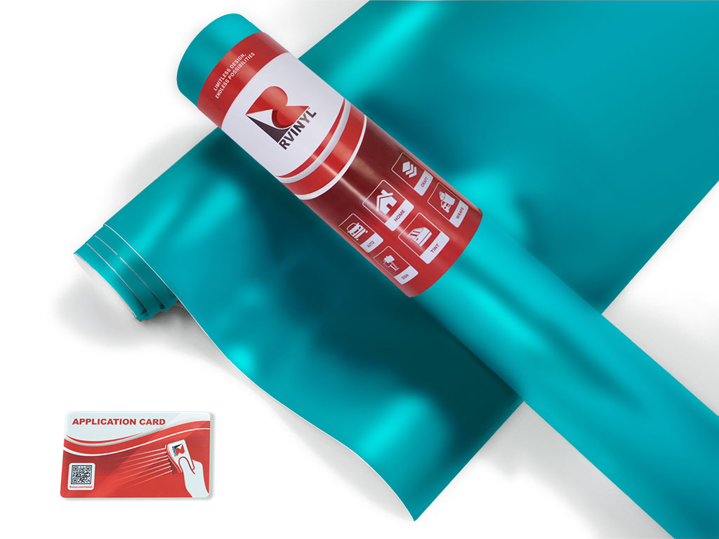 Rwraps Matte Chrome Teal Jet Ski Wrap Color Film