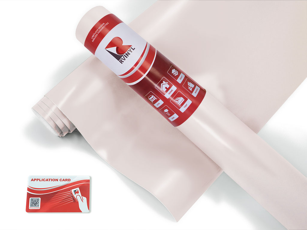 Rwraps Pearlescent Satin White Bicycle Wrap Color Film