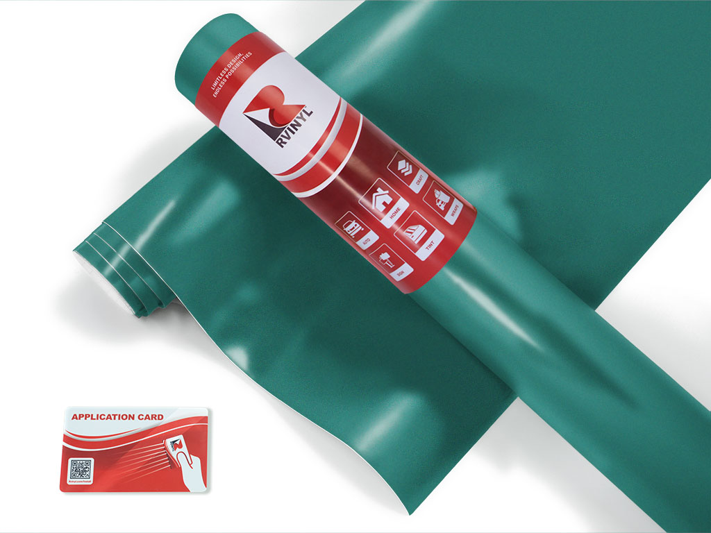 Rwraps Satin Metallic Emerald Green Jet Ski Wrap Color Film