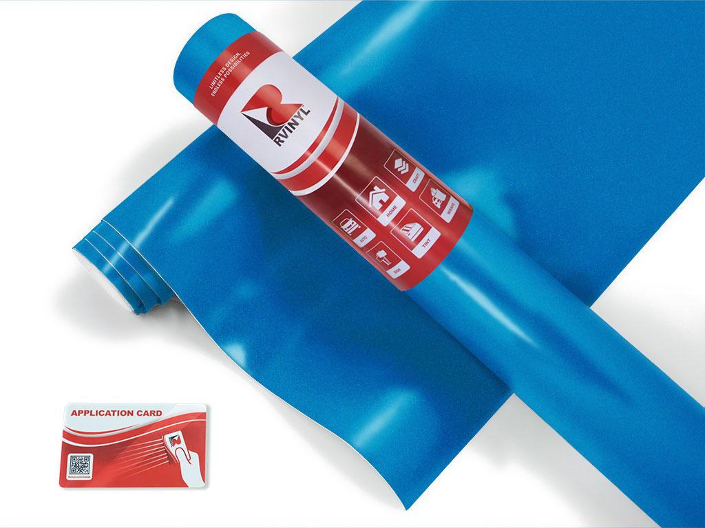 Rwraps Satin Metallic Ocean Blue Jet Ski Wrap Color Film