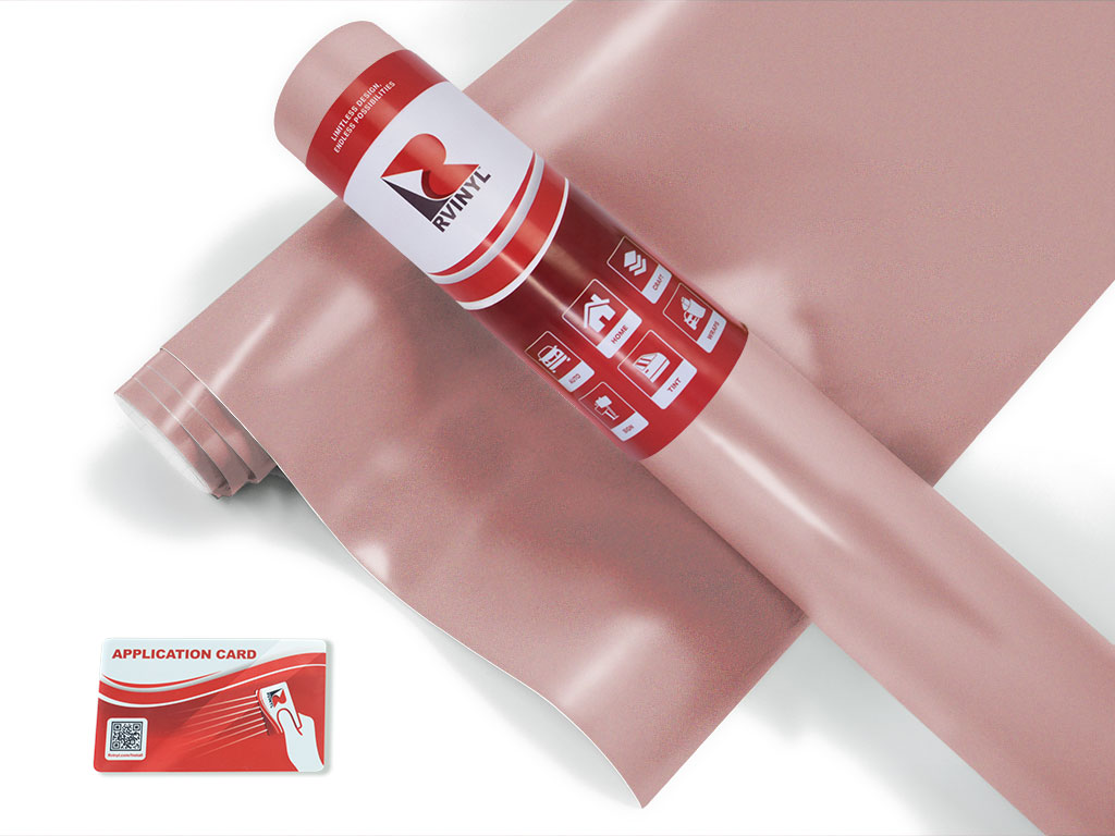 Rwraps Satin Metallic Rose Gold Jet Ski Wrap Color Film