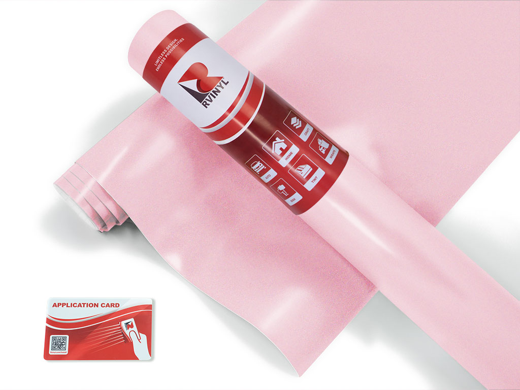 Rwraps Satin Metallic Sakura Pink Golf Cart Wrap Color Film