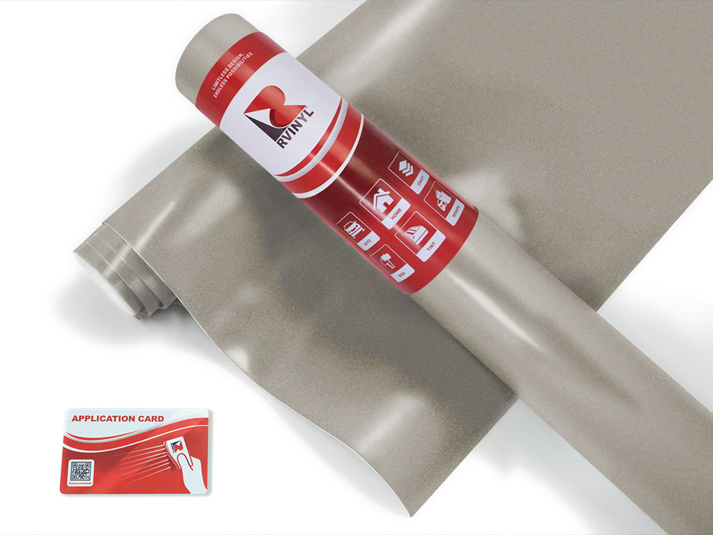 Rwraps Satin Metallic Silver Jet Ski Wrap Color Film