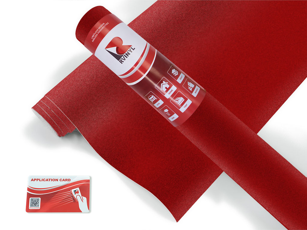 Rwraps Velvet Red Bicycle Wrap Color Film