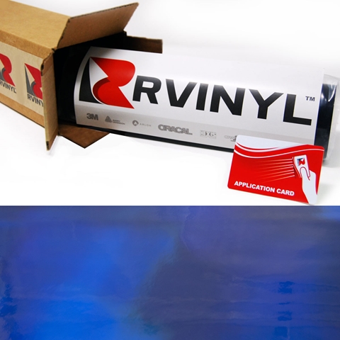 Rwraps™ Holographic Chrome Vinyl Wrap Film - Blue Neochrome