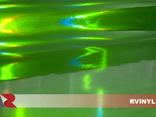 Rwraps™ Holographic Chrome Vinyl Wrap Film - Green Neochrome - NC-004