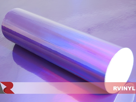 Purple Holographic Chrome Rolls