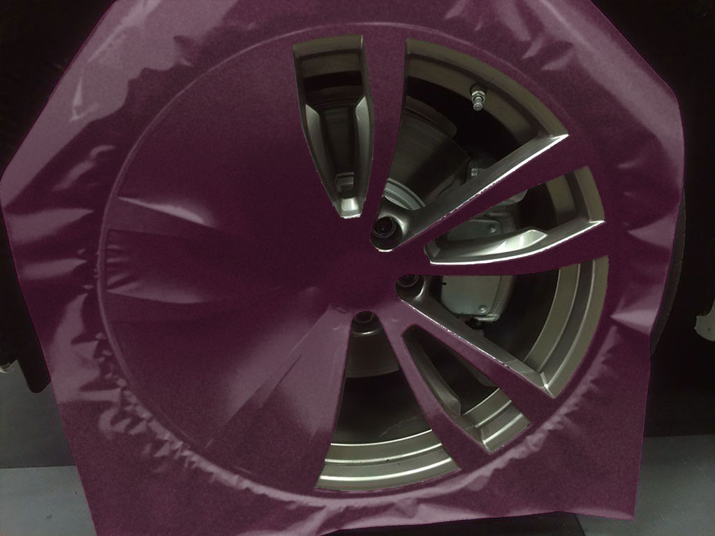 Rwraps™ Velvet Purple Custom Wheel Installation Process