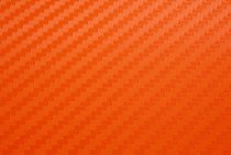 Orange 3D Carbon Fiber Vinyl Film Wraps