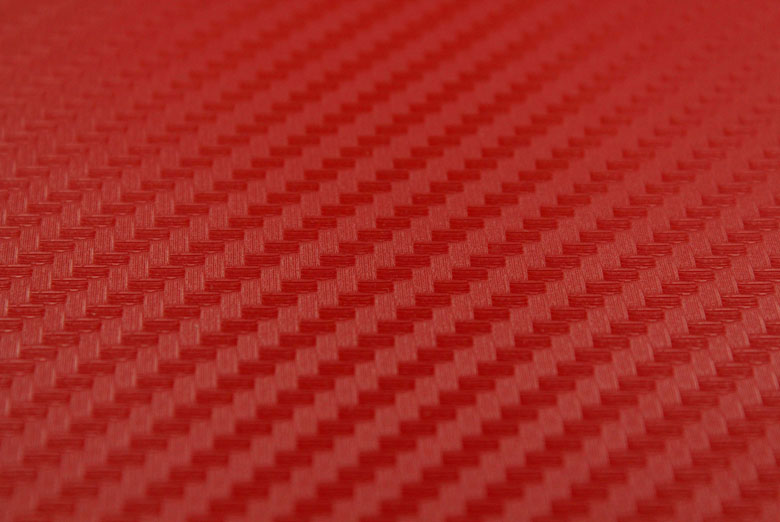 Red 3D Carbon Fiber Vinyl Film Wraps