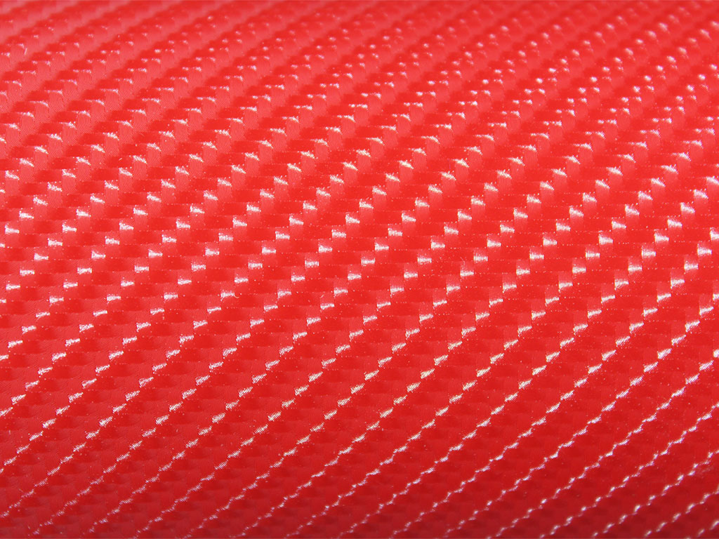 Red 4D Carbon Fiber Vinyl Film Wrap