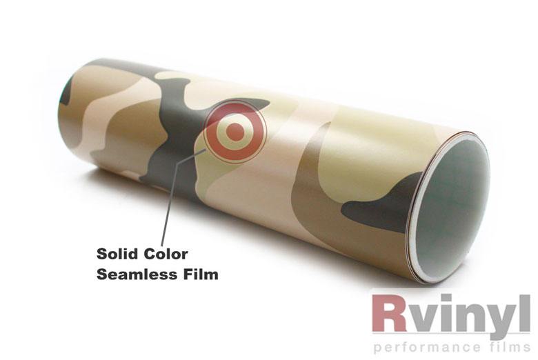 Rwraps™ Camouflage Vinyl Wrap Film - Desert Camouflage (Discontinued) - RW-000-CAM-008-DISC