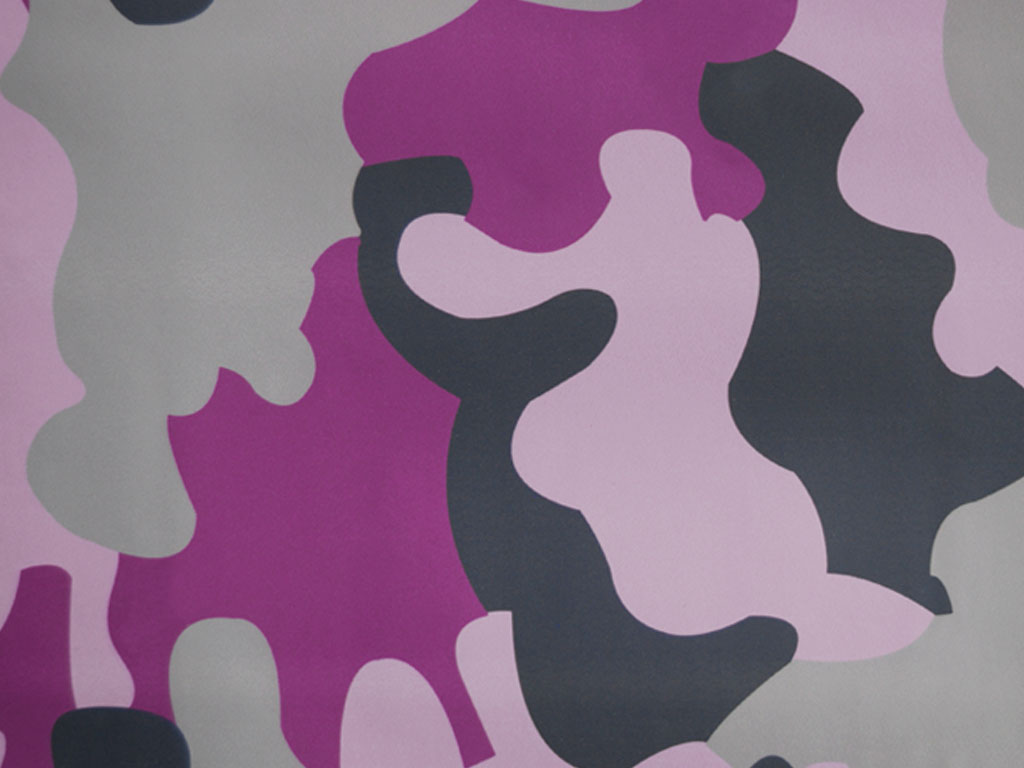 Pink Camouflage Vinyl Film Wrap