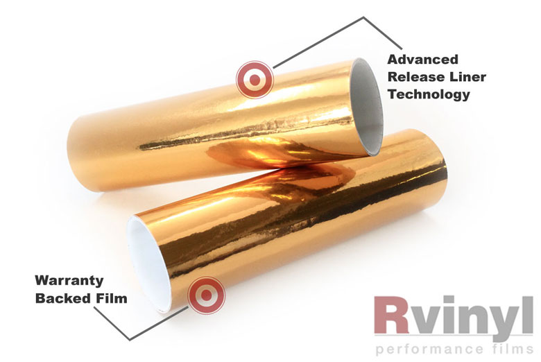 Gold Chrome Wrapping Films