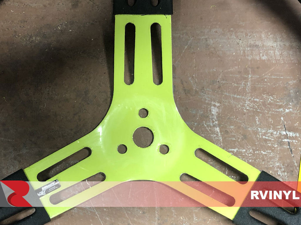Rwraps™ Neon Green Vinyl DIY Steering Wheel Wrap