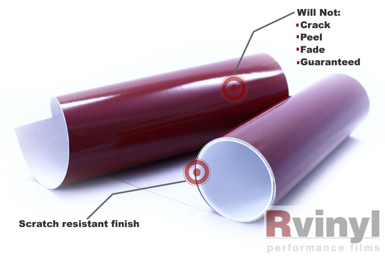 Maroon Wrapping Films
