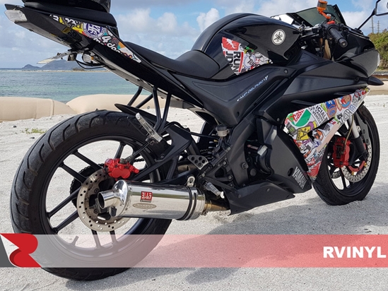Rwraps™  JDM Tuner Sticker Bomb Yamaha Motorcycle Wrap