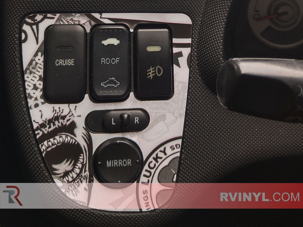 Rwraps™ Venice Beach Sticker Bomb in an Acura RSX