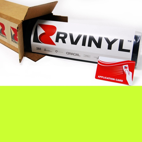 Rwraps™ Gloss Vinyl Wrap Film - Green (Neon) (Discontinued)