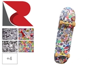 Rwraps™ Sticker Bomb Skateboard Skins