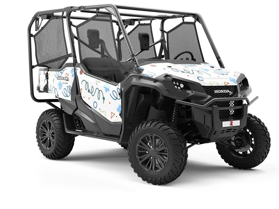 Anyway Anyhow Abstract Utility Vehicle Vinyl Wrap