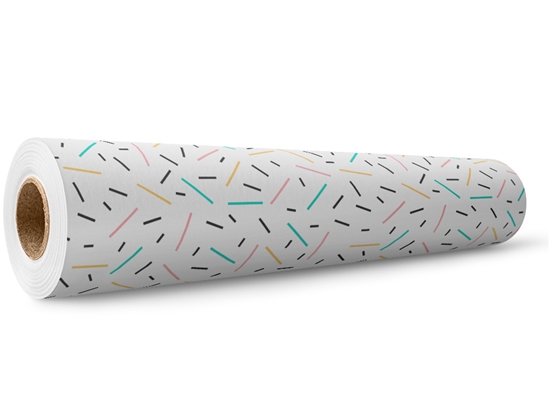 Blue Sprinkles Abstract Wrap Film Wholesale Roll