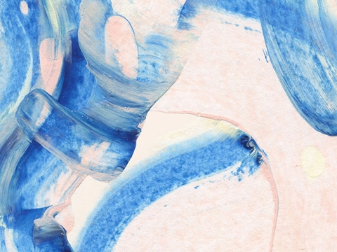 Rwraps™ Blue Abstract Print Vinyl Wrap Film - Lost Rivers