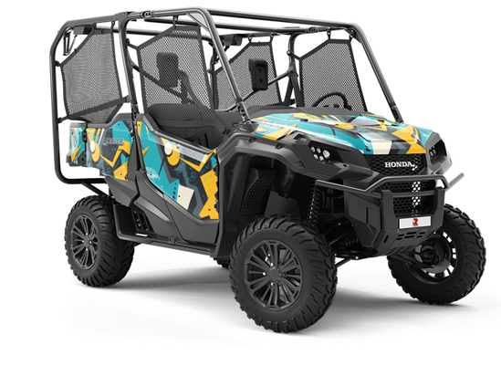 Over Again Abstract Utility Vehicle Vinyl Wrap