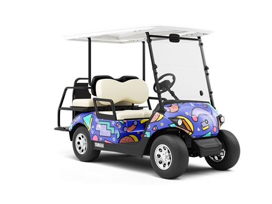 Radiorama  Abstract Wrapped Golf Cart
