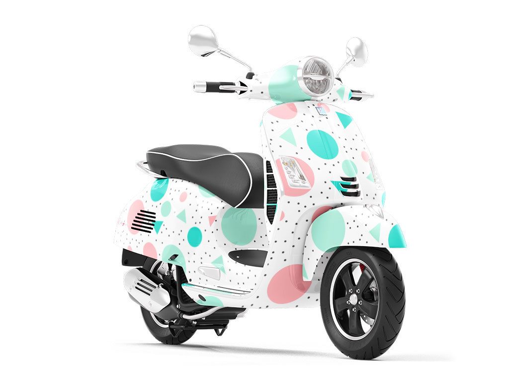Sweet Dots Abstract Vespa Scooter Wrap Film
