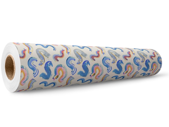 Wormy Dreams Abstract Wrap Film Wholesale Roll