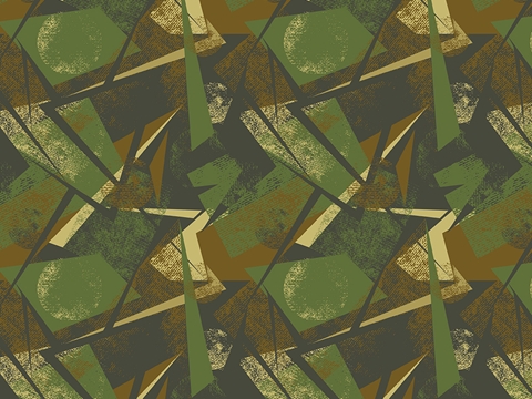 Rwraps™ Green Abstract Print Vinyl Wrap Film - Army Dreamers