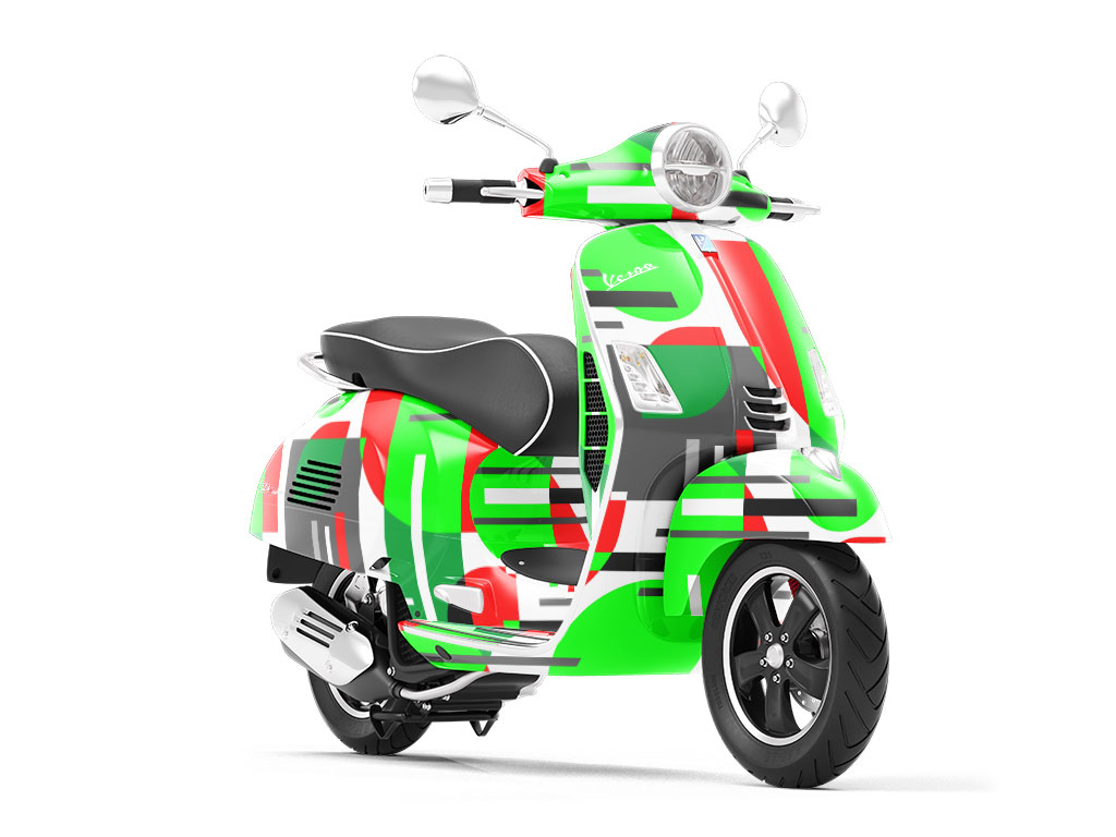 Hard Apple Abstract Vespa Scooter Wrap Film