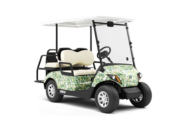 Lovely Adelaide Abstract Wrapped Golf Cart