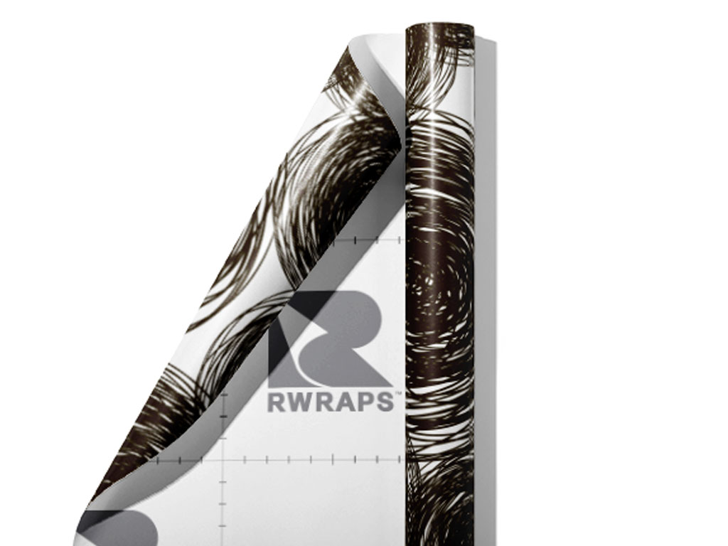 Spiraling Thoughts Abstract Wrap Film Sheets