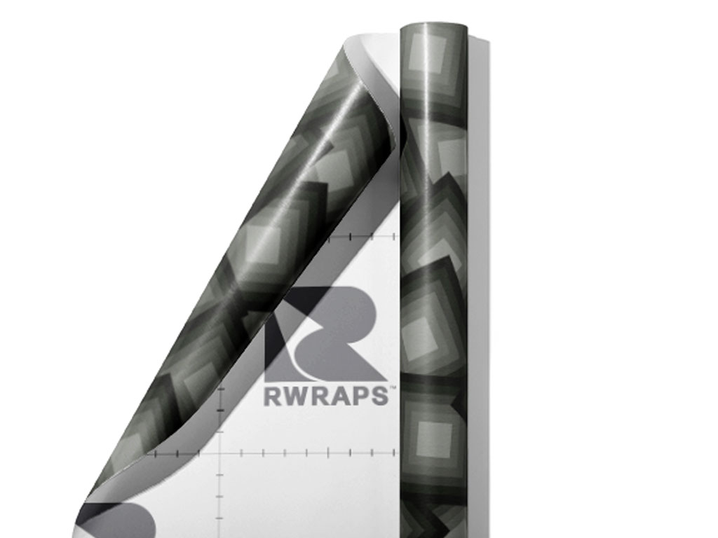Stacked Squares Abstract Wrap Film Sheets