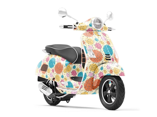 Background Noise Abstract Vespa Scooter Wrap Film