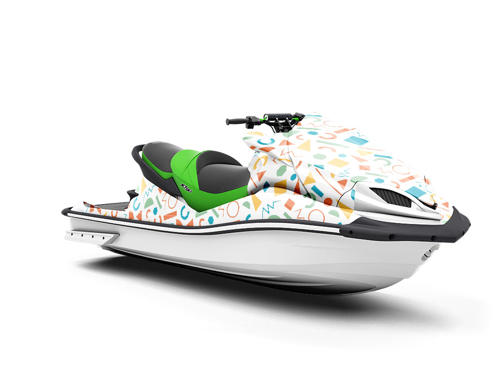 Leaping Mind Abstract Jet Ski Vinyl Customized Wrap