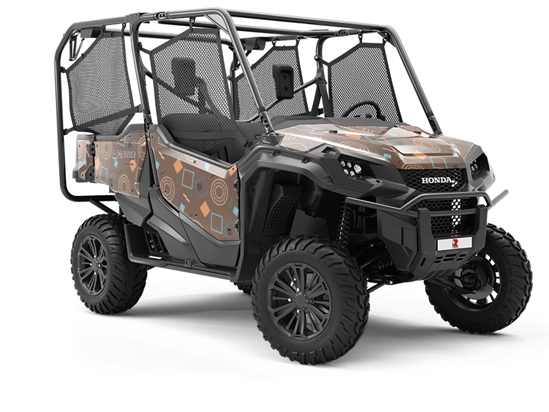 The Brunette Abstract Utility Vehicle Vinyl Wrap