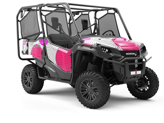 Across Time Abstract Utility Vehicle Vinyl Wrap