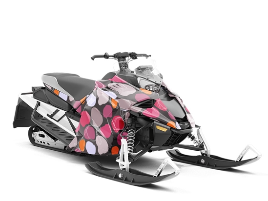 Taking Breaths Abstract Custom Wrapped Snowmobile